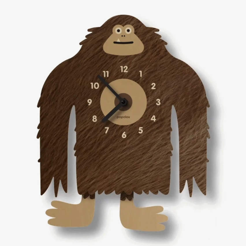 Yeti Pendulum Clock -wood