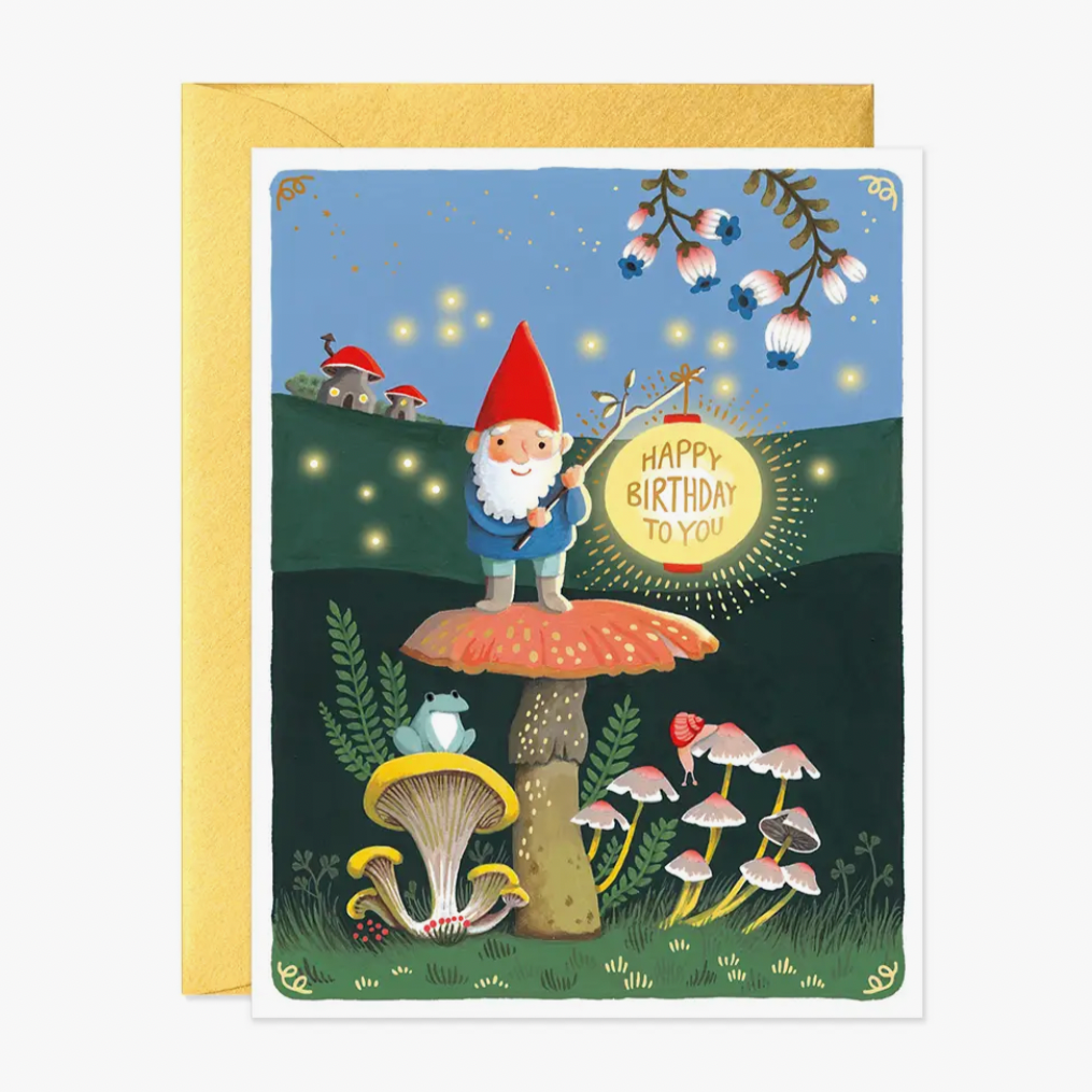 Gnome Birthday Card