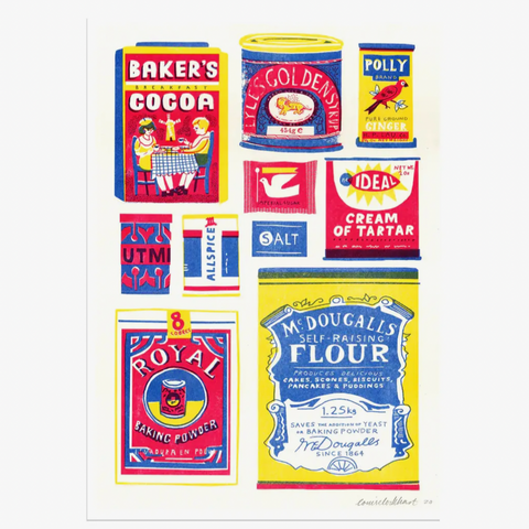 Baking Collection Riso Print -Louise Lockhart