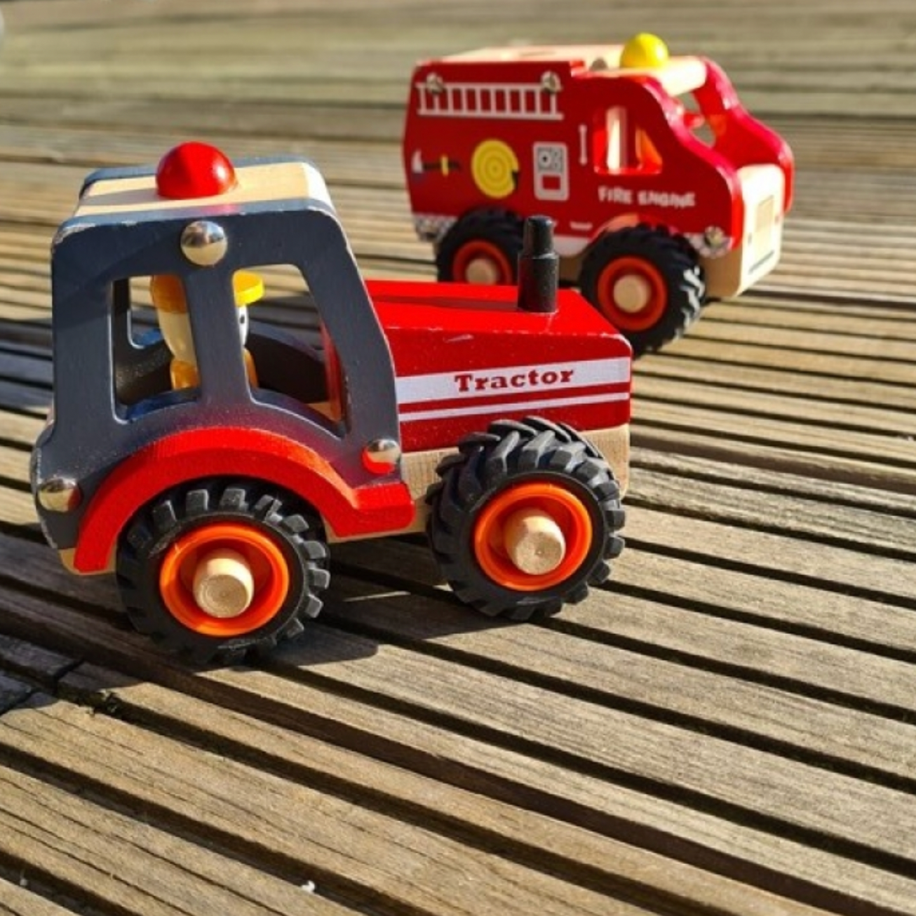 Wooden Tractor