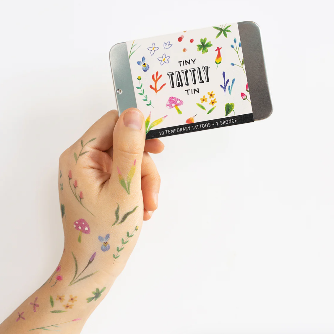Tiny Imaginary Garden Tattoo Tin