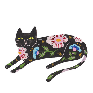 Flower Cat Tattoo Pair