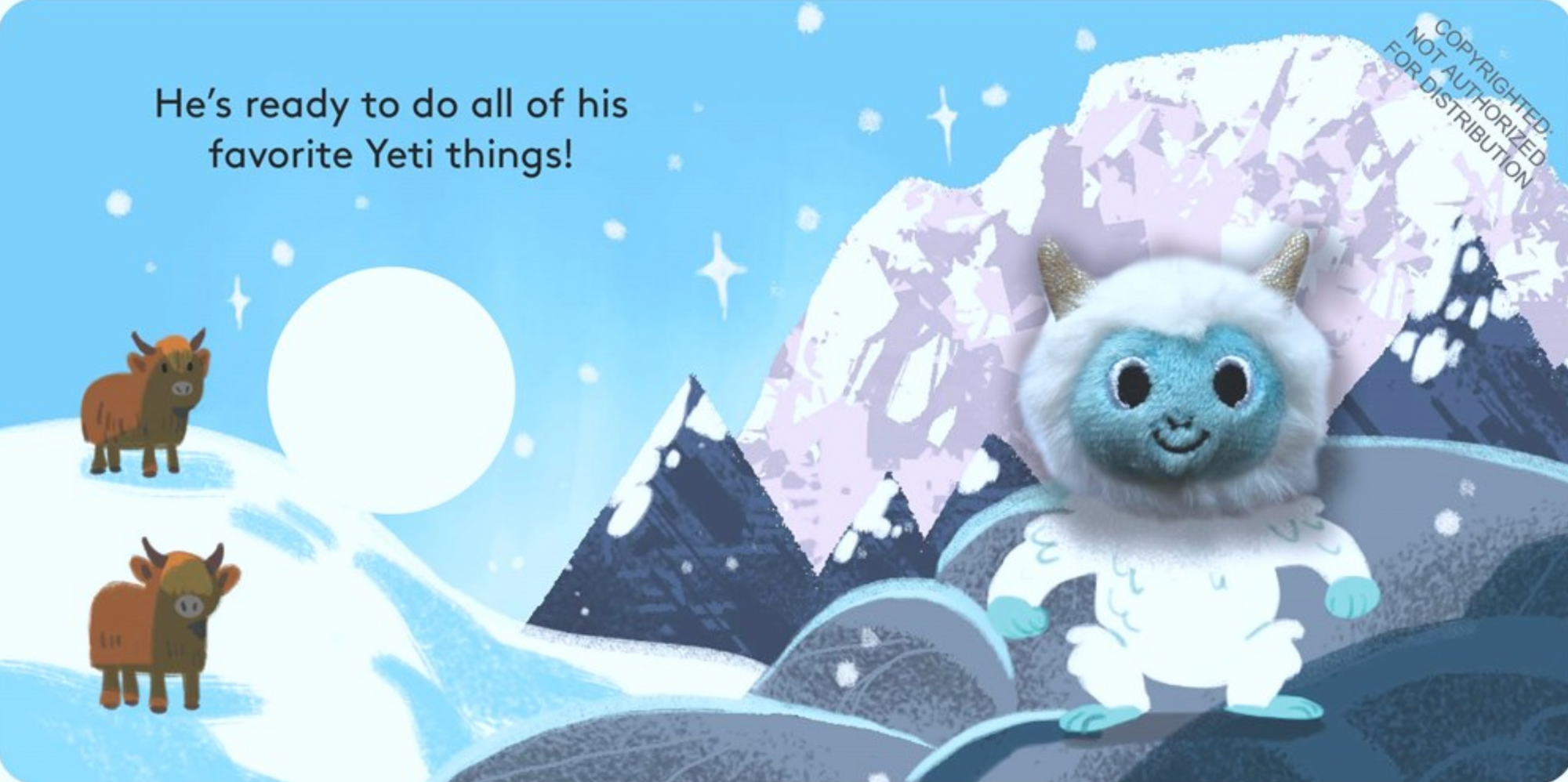 Baby Yeti: Finger Puppet Book