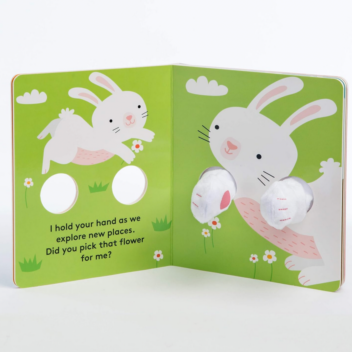 Hug Me Little Bunny: Finger Puppet Book