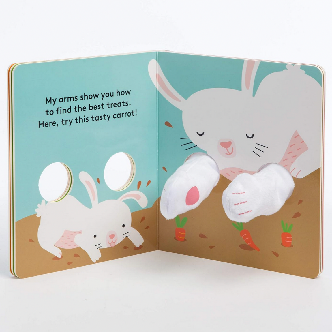 Hug Me Little Bunny: Finger Puppet Book