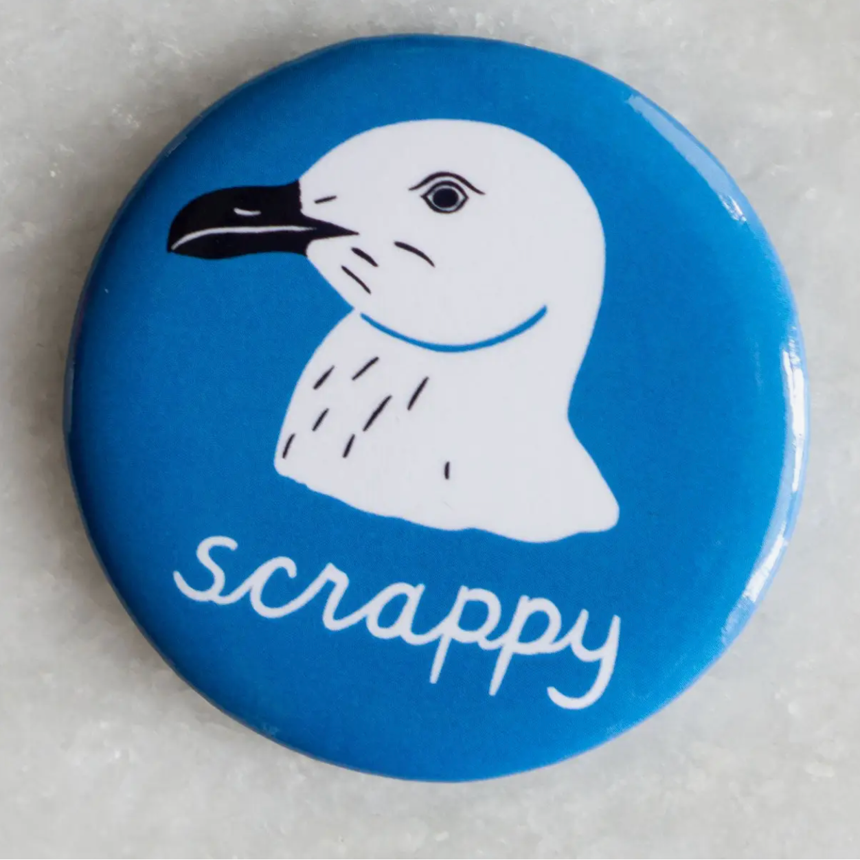 Scrappy Seagull Magnet
