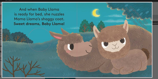 Baby Llama Finger Puppet Book (0-3yrs)