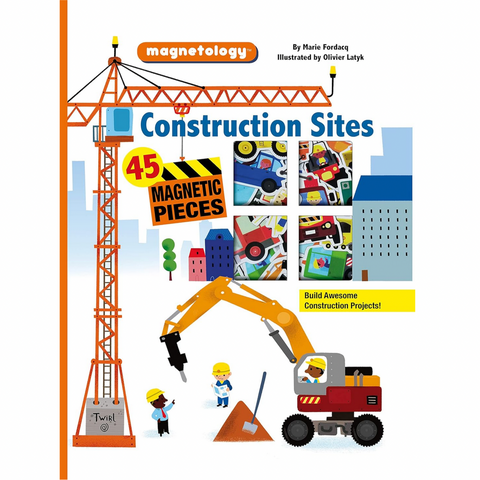 Magnetology: Construction Sites 45 magnetic pieces (5-6yrs)