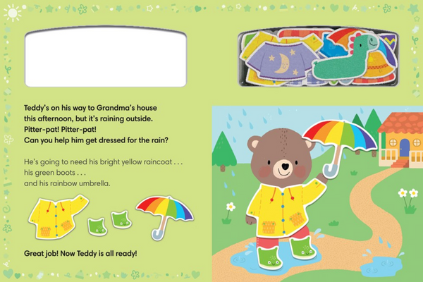 Let's Dress Teddy: with 20 colorful felt play pieces (3-5yrs)