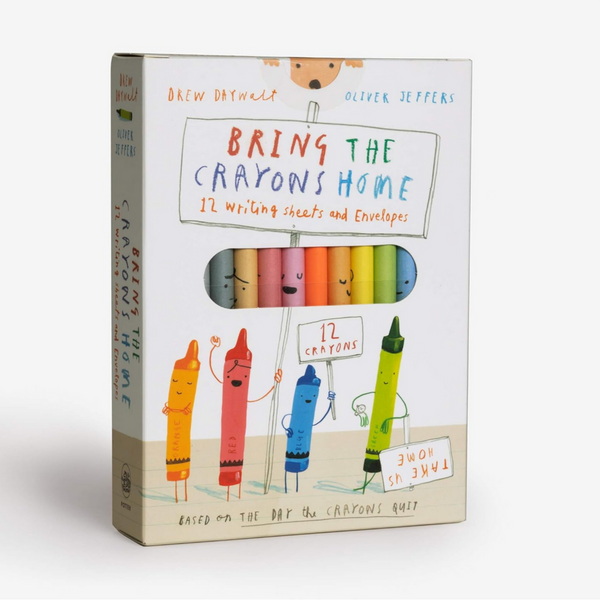 Bring the Crayons Home: A Box of Crayons, Letter-Writing Paper, and Envelopes (3-7yrs)