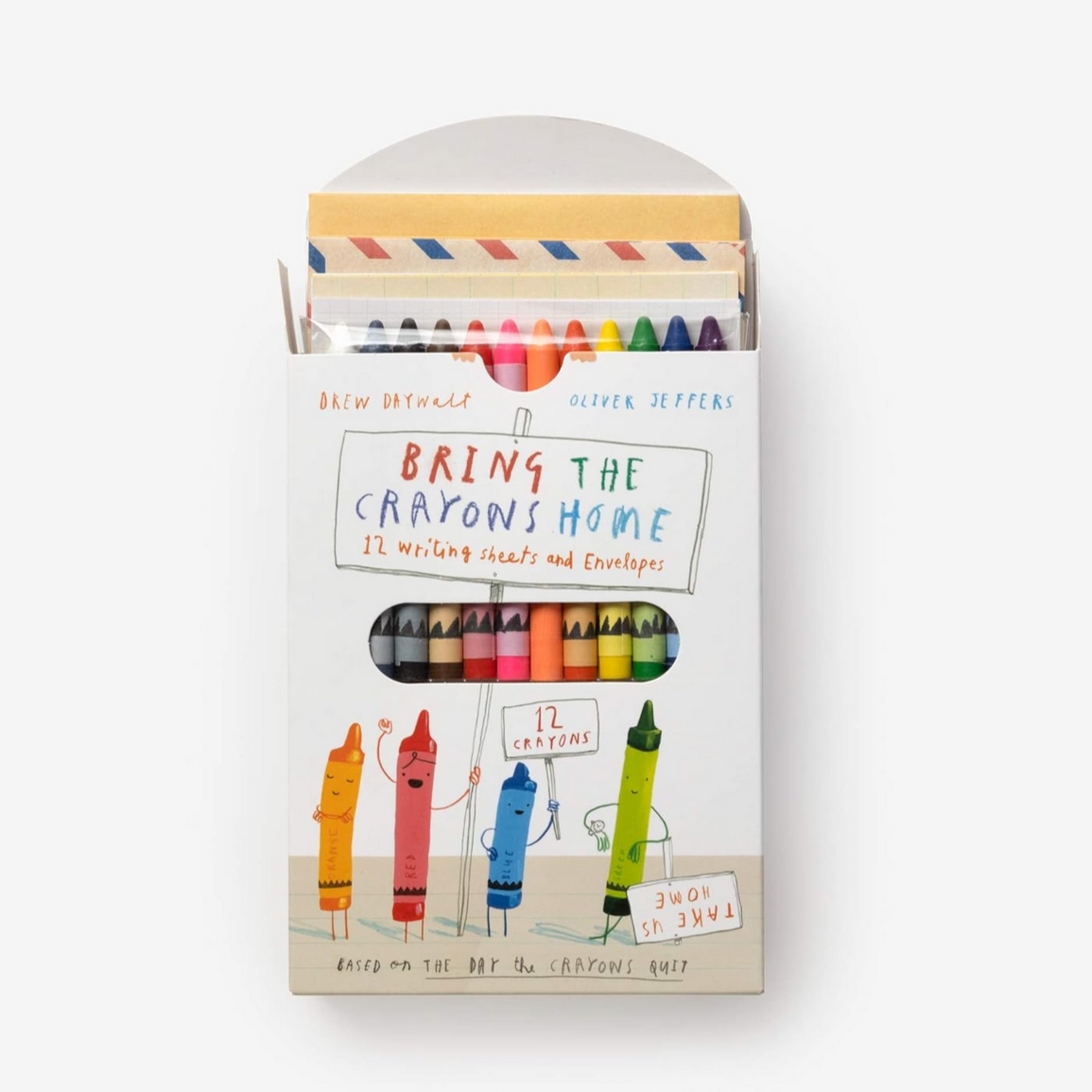 Bring the Crayons Home: A Box of Crayons, Letter-Writing Paper, and Envelopes