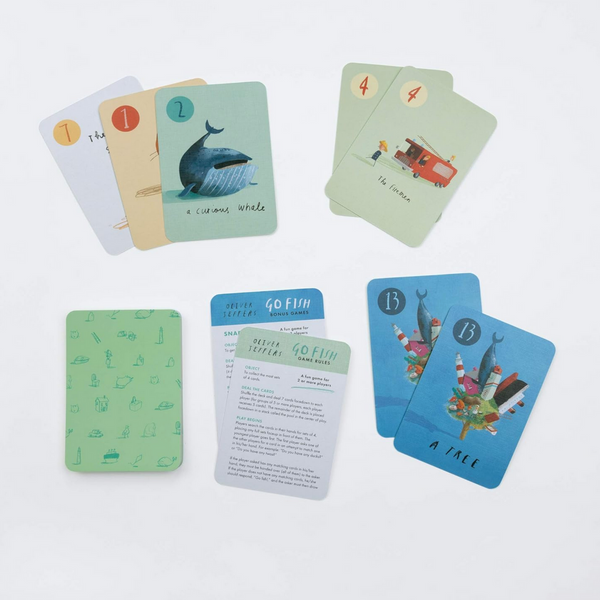 Go Fish: A 3-in-1 Card Deck -Oliver Jeffers (4-8yrs)