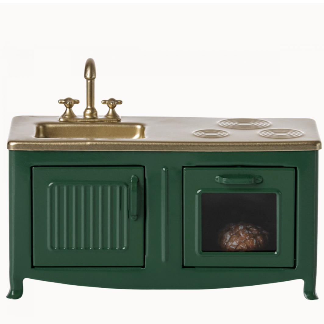 Maileg Kitchen for mouse - dark green