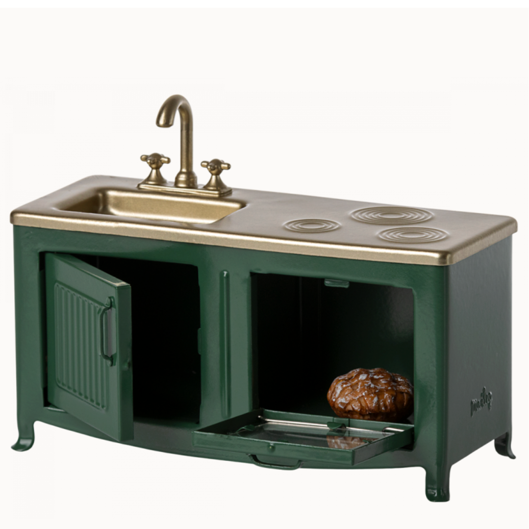 Maileg Kitchen for mouse - dark green