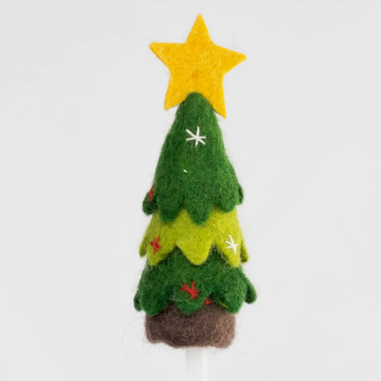 Felt Christmas Finger Puppets