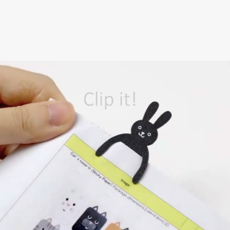 White Rabbit Paper Clip