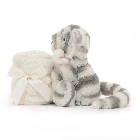 Jellycat Bashful Snow Tiger Soother Lovie