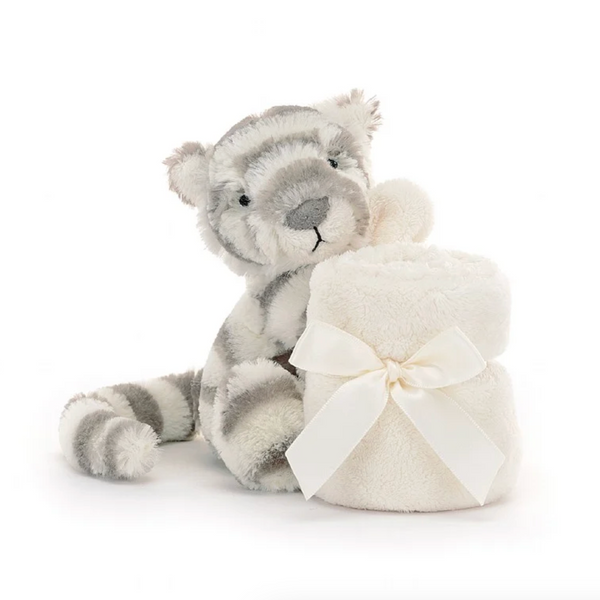 Jellycat Bashful Snow Tiger Soother Lovie