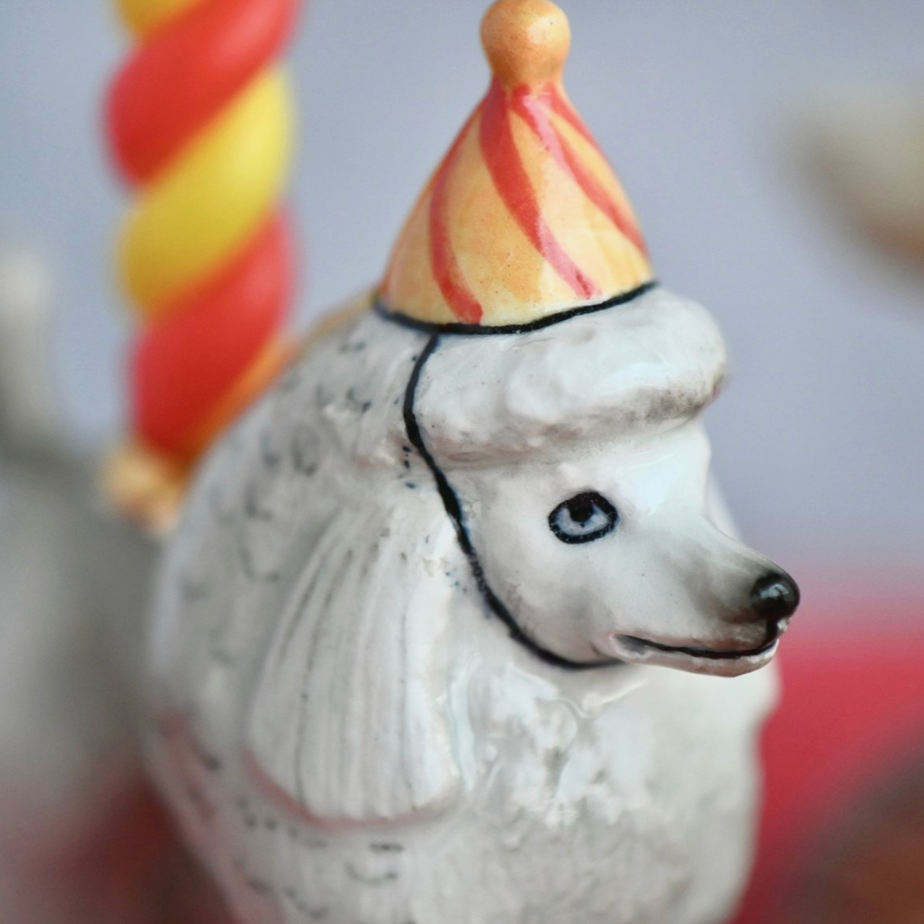 Poodle Cake Topper