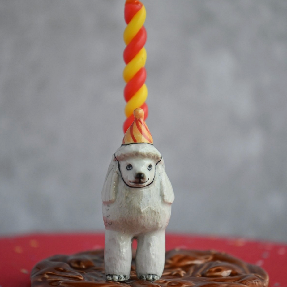 Poodle Cake Topper