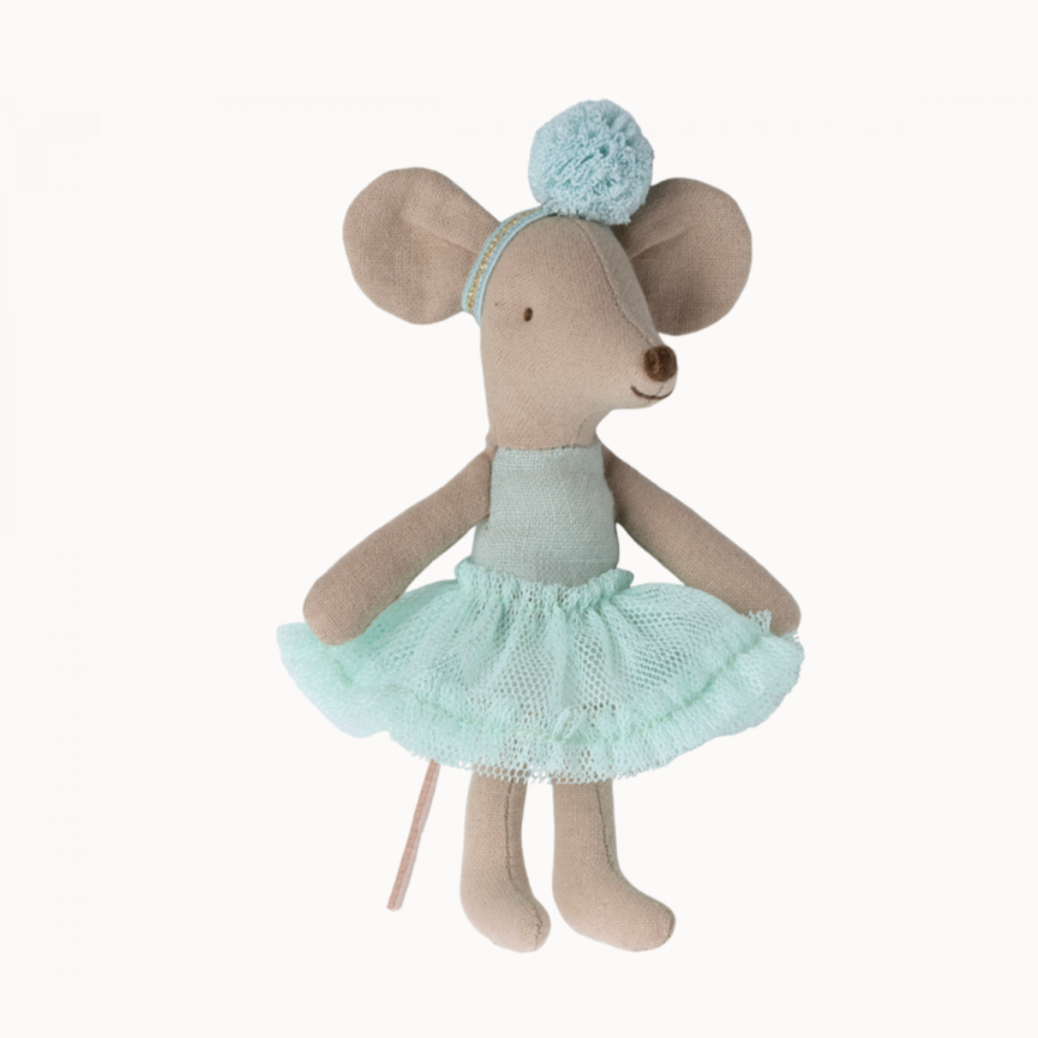 Ballerina Mouse Little Sister - light mint