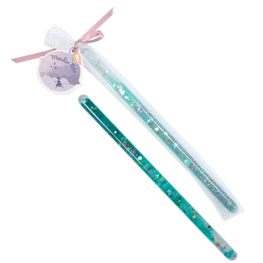 Magic Glitter Wand in tulle pouch
