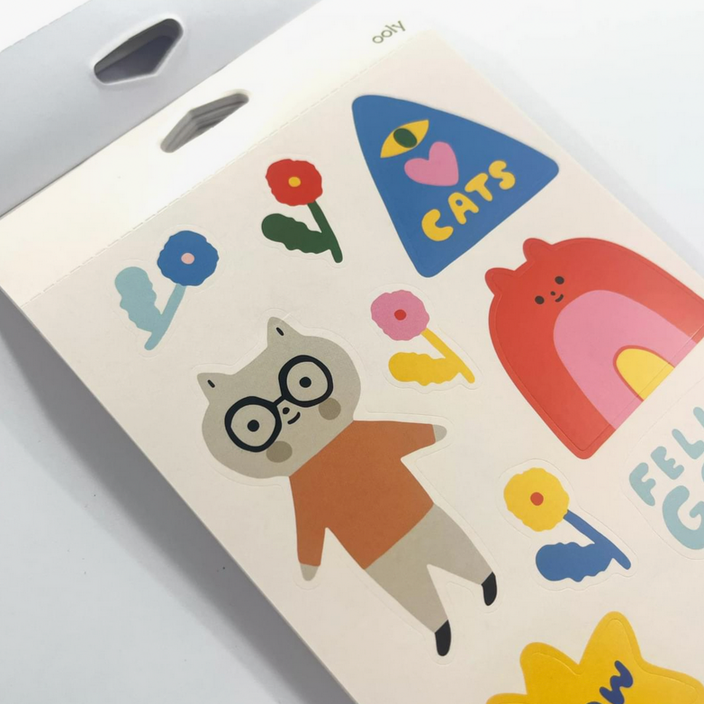 Stickiville Stickers X Suzy Ultman: Dress Up Cats