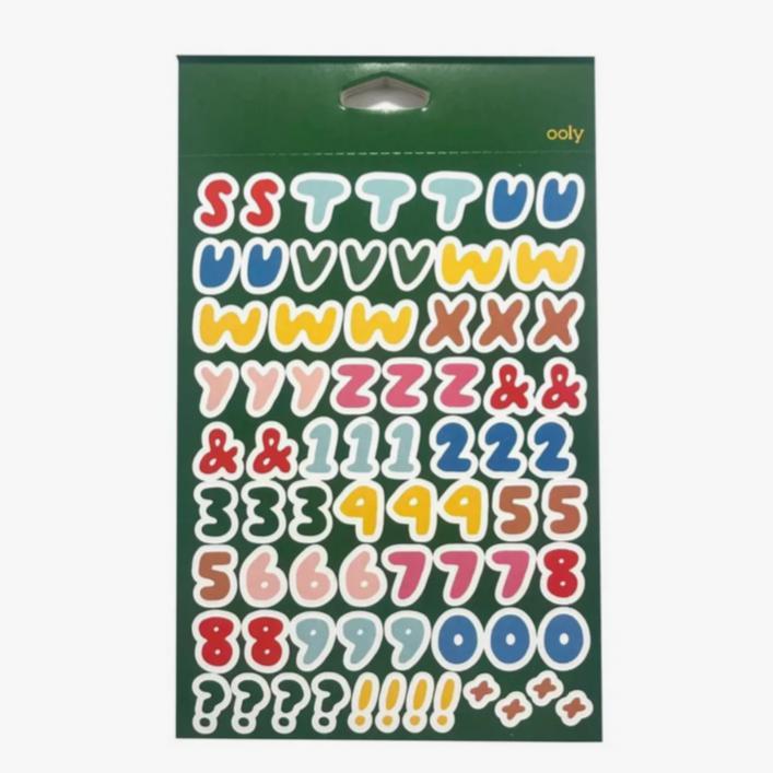 Stickiville Stickers X Suzy Ultman:- Alphabet