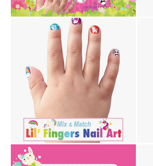 Lil' Fingers Nail Art- Unicorn Fantasy (3-7yrs)