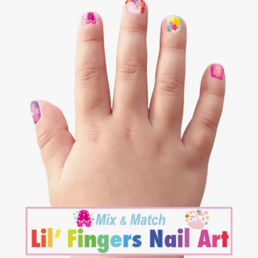 Lil' Fingers Nail Art | Pretty Ballerinas Nail Stickers (3-7yrs)