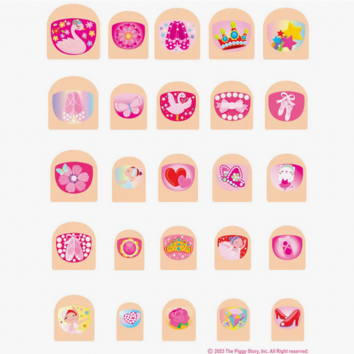 Lil' Fingers Nail Art | Pretty Ballerinas Nail Stickers (3-7yrs)