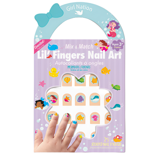 Lil' Fingers Nail Art- Mermaids & Friends (3-7yrs)