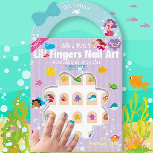 Lil' Fingers Nail Art- Mermaids & Friends (3-7yrs)