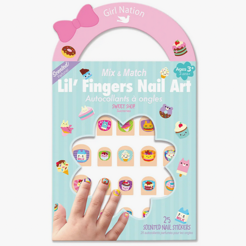 Lil' Fingers Nail Art- Sweet Shop (3-7yrs)