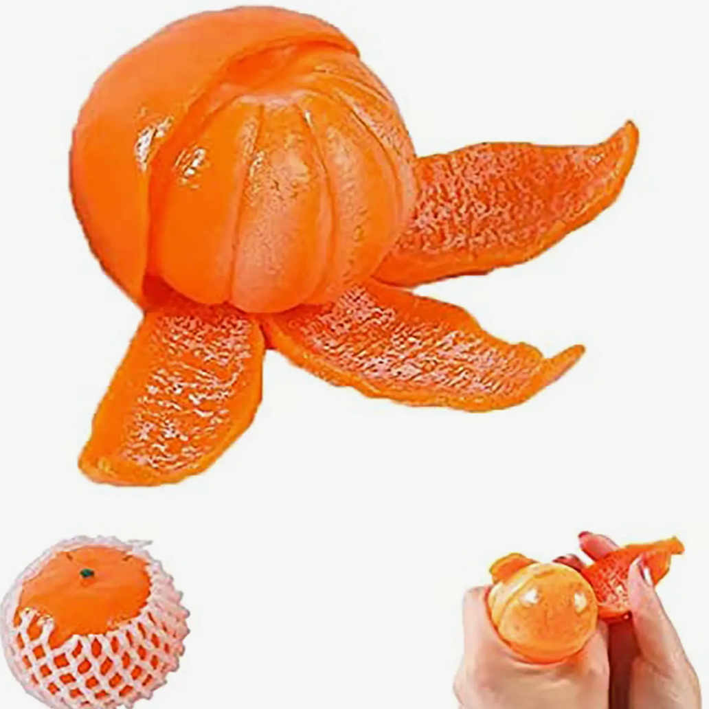 Tangerine Cutie Peeling Fidget Sensory Toy