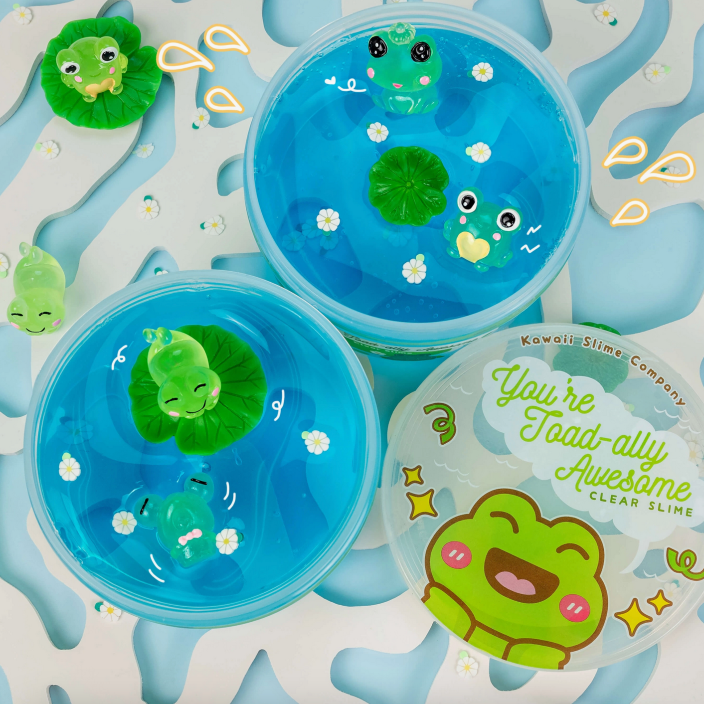 You're Toad-Ally Awesome Clear Slime Putty