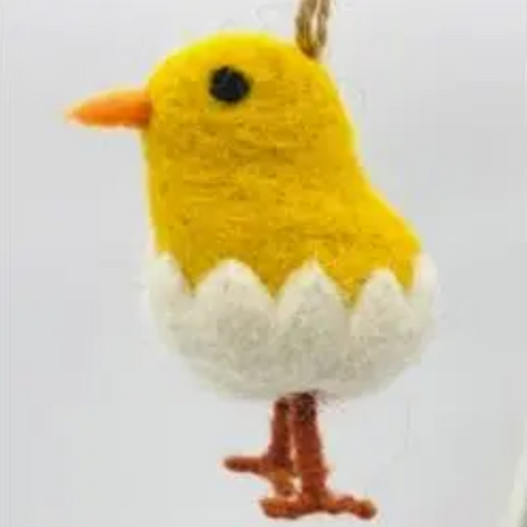 Holiday Ornament Yellow Chick