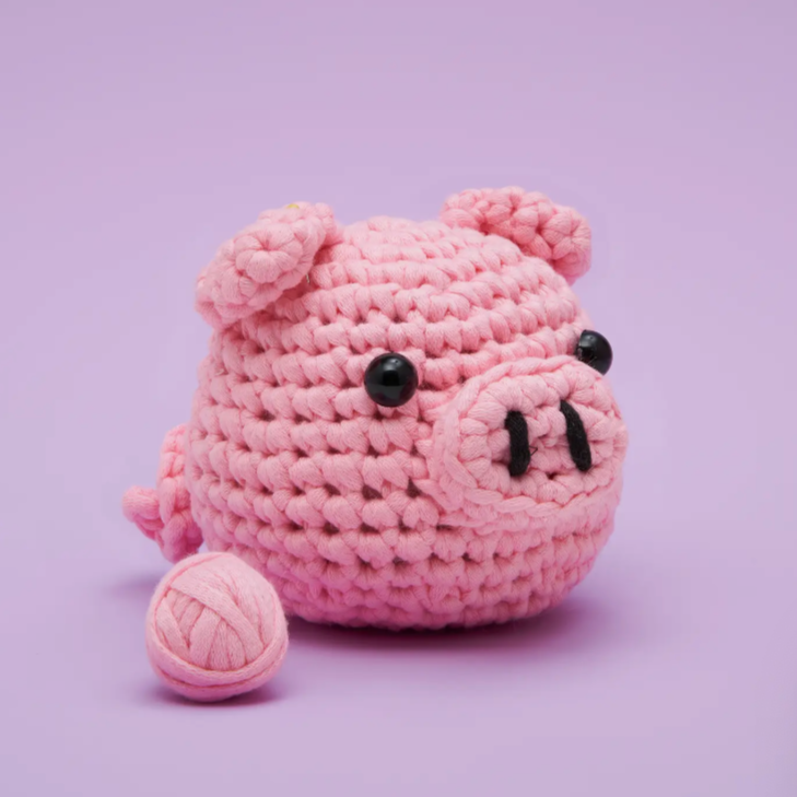 Bacon the Pig Beginner Crochet Kit (12-16yrs)
