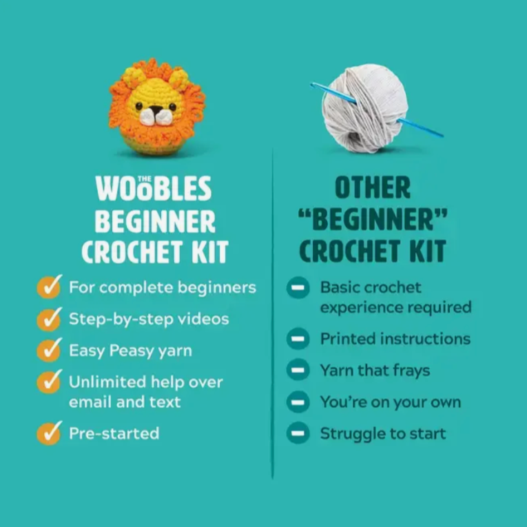 Kiki the Chick Beginner Crochet Kit (12-16yrs)