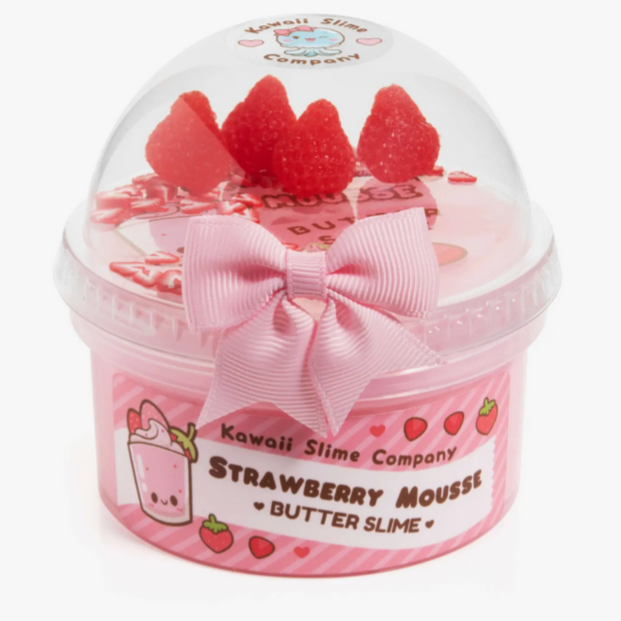 Strawberry Mousse Fluffy Butter Slime