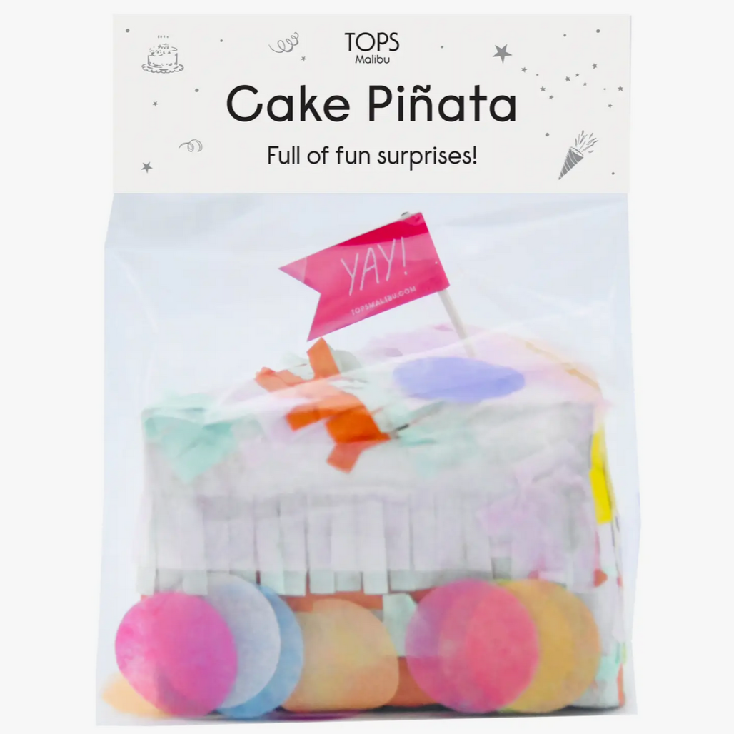 Cake Slice Piñata in A Bag