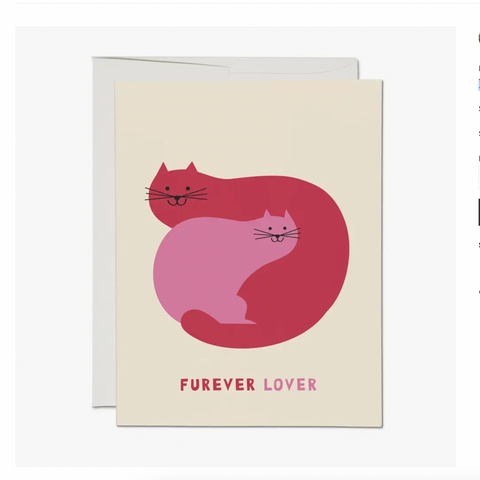 Furever Lover Greeting Card -Blanca Gomez-love