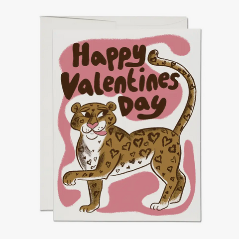 Valentine's Leopard  -love
