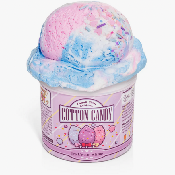 Cotton Candy Scented Ice Cream Pint Slime