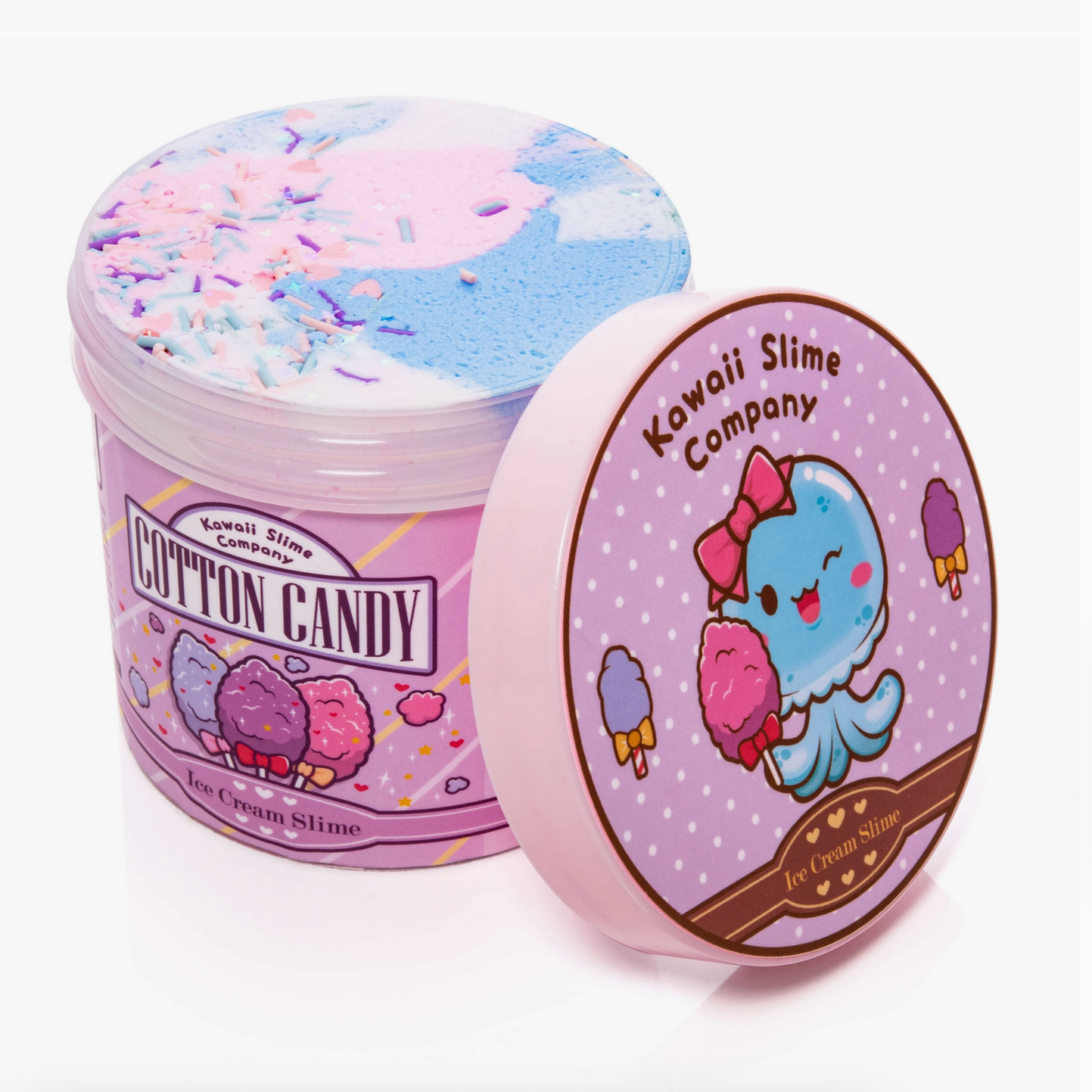 Cotton Candy Scented Ice Cream Pint Slime
