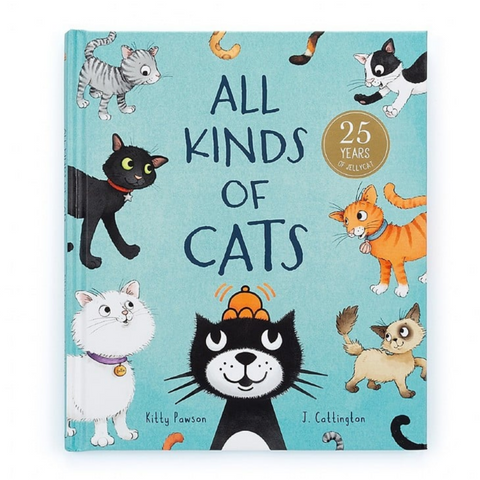 Jellycat All Kinds of Cats Book (2-4yrs)