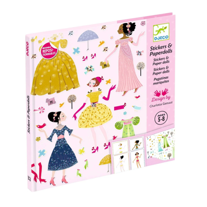 Paper Dolls Dresses Through the Seasons Stickers