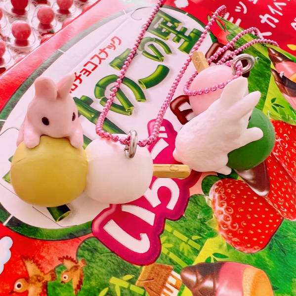 Deluxe Pop Cutie Japanese Dango Bunny Necklace