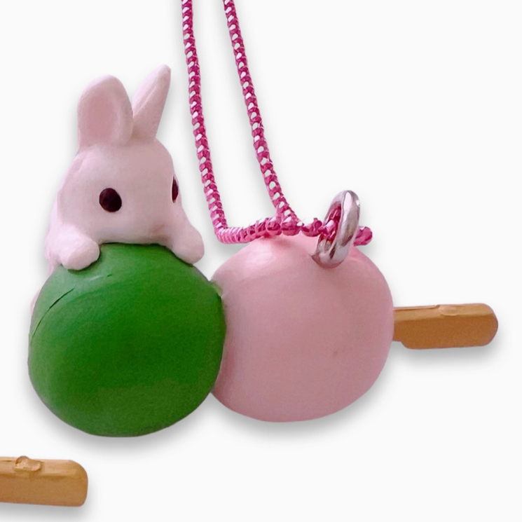 Deluxe Pop Cutie Japanese Dango Bunny Necklace