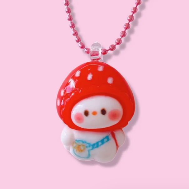 Pop Cutie Strawberry Fairy Kids Necklace